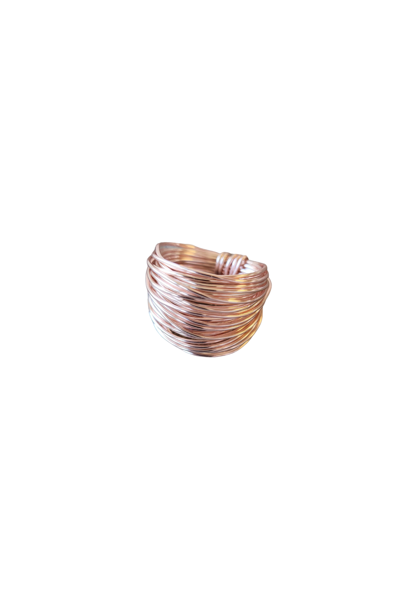 Marcia Wire Wrap Ring in Rose Gold