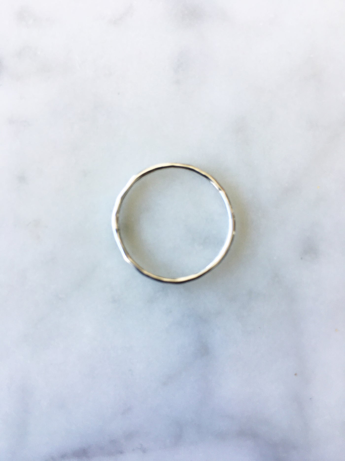 Hammered Knuckle Demi Fine Ring