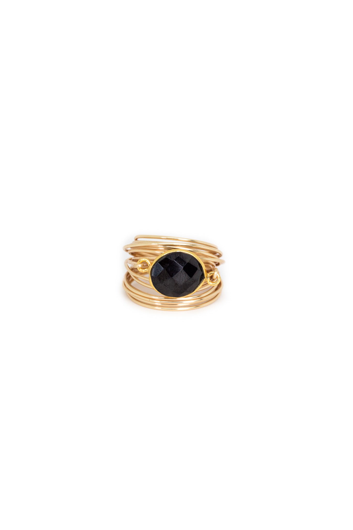 Torrey Ring with Black Onyx