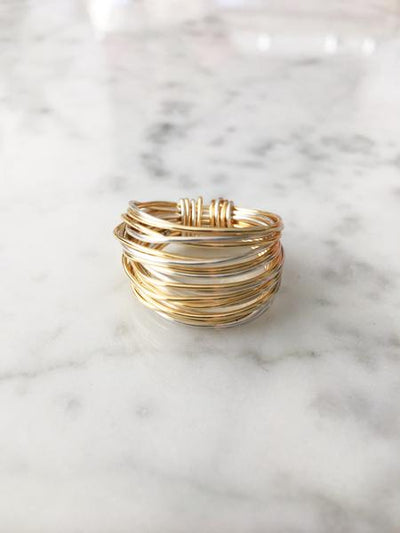 Marcia Multi Color Wire Wrap Ring