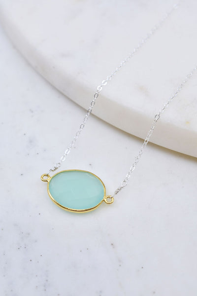 Mrs. Parker Necklace in Chalcedony