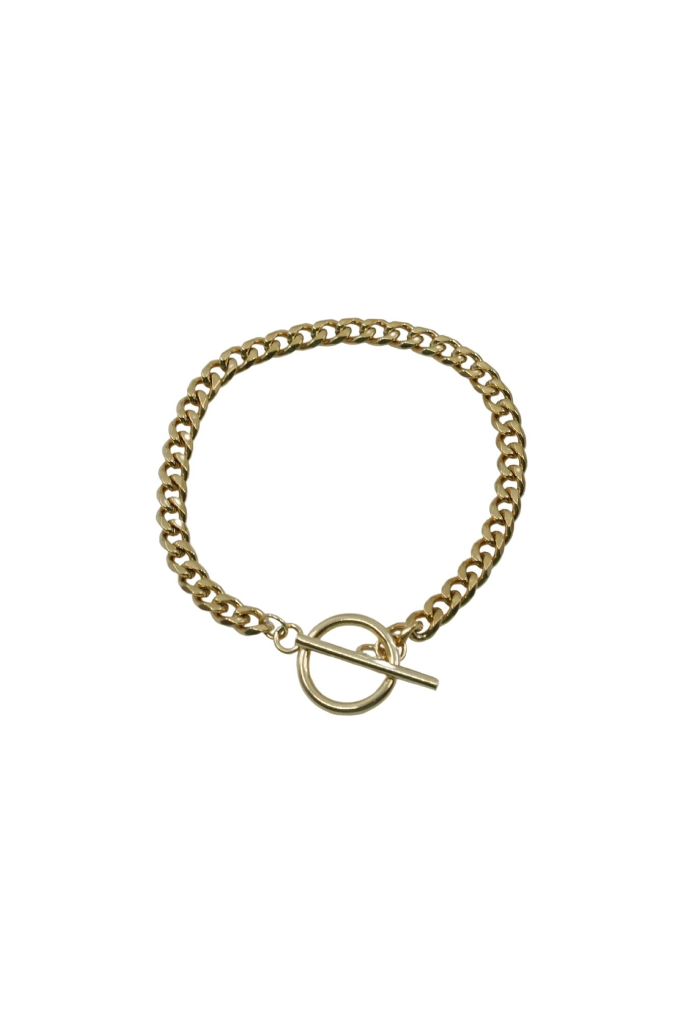 Curb Chain Lariat Bracelet