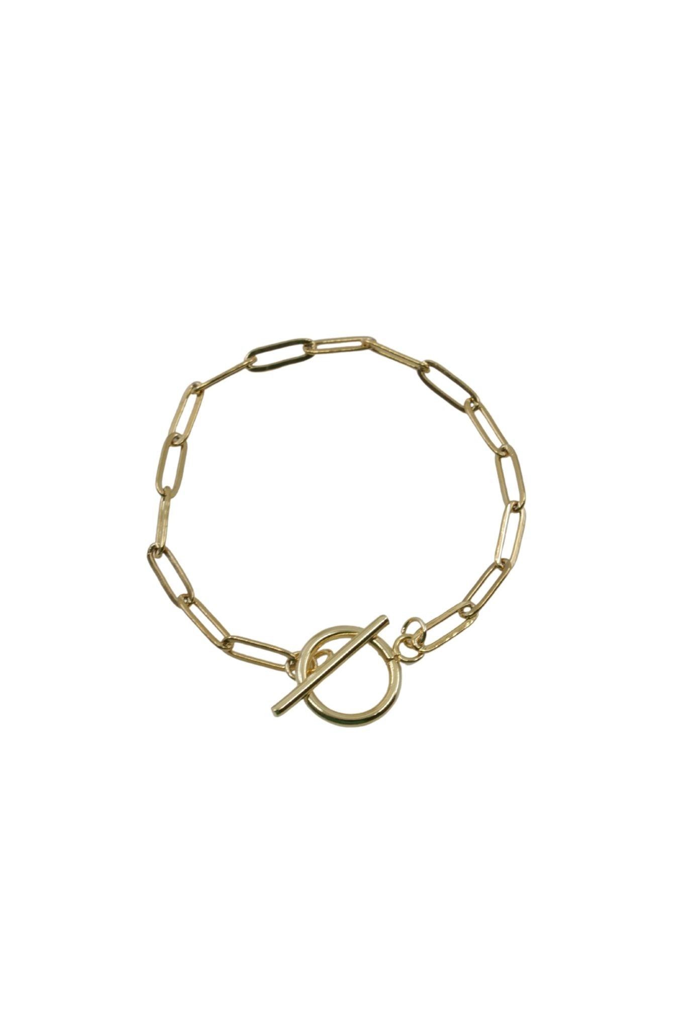 Paperclip Lariat Bracelet