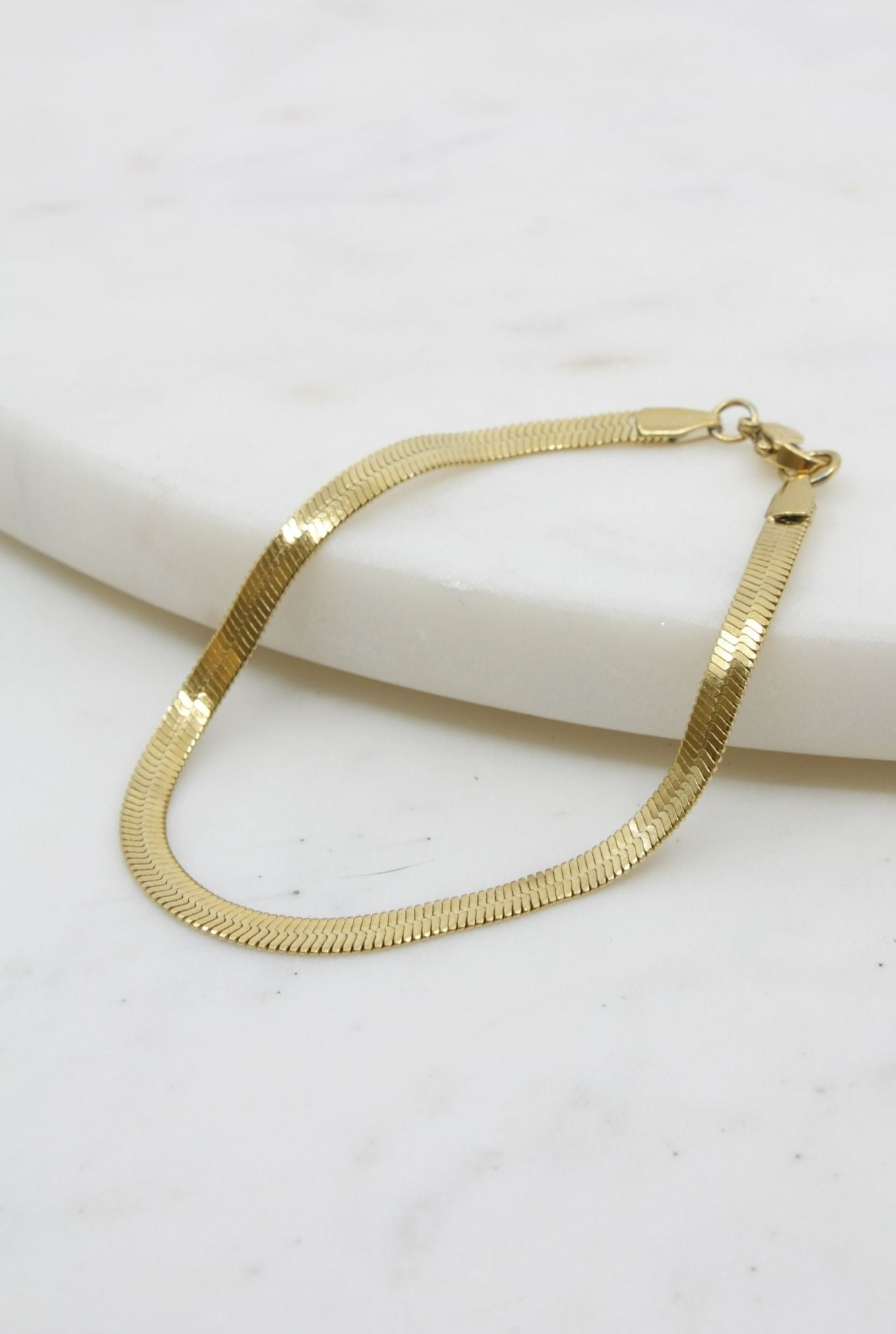 Snake Chain Gold Bracelet