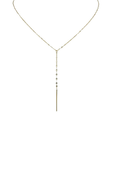 Chain Tassel Drop Necklace