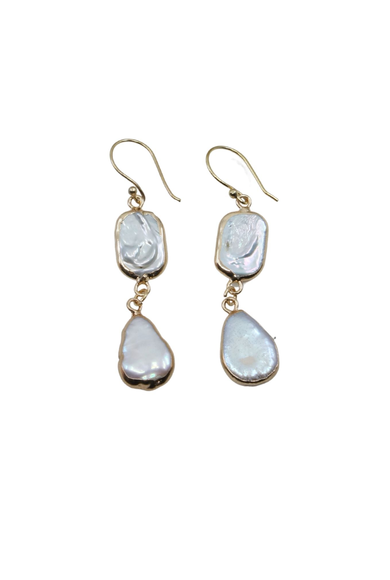 Small Rome Earrings in Pearl