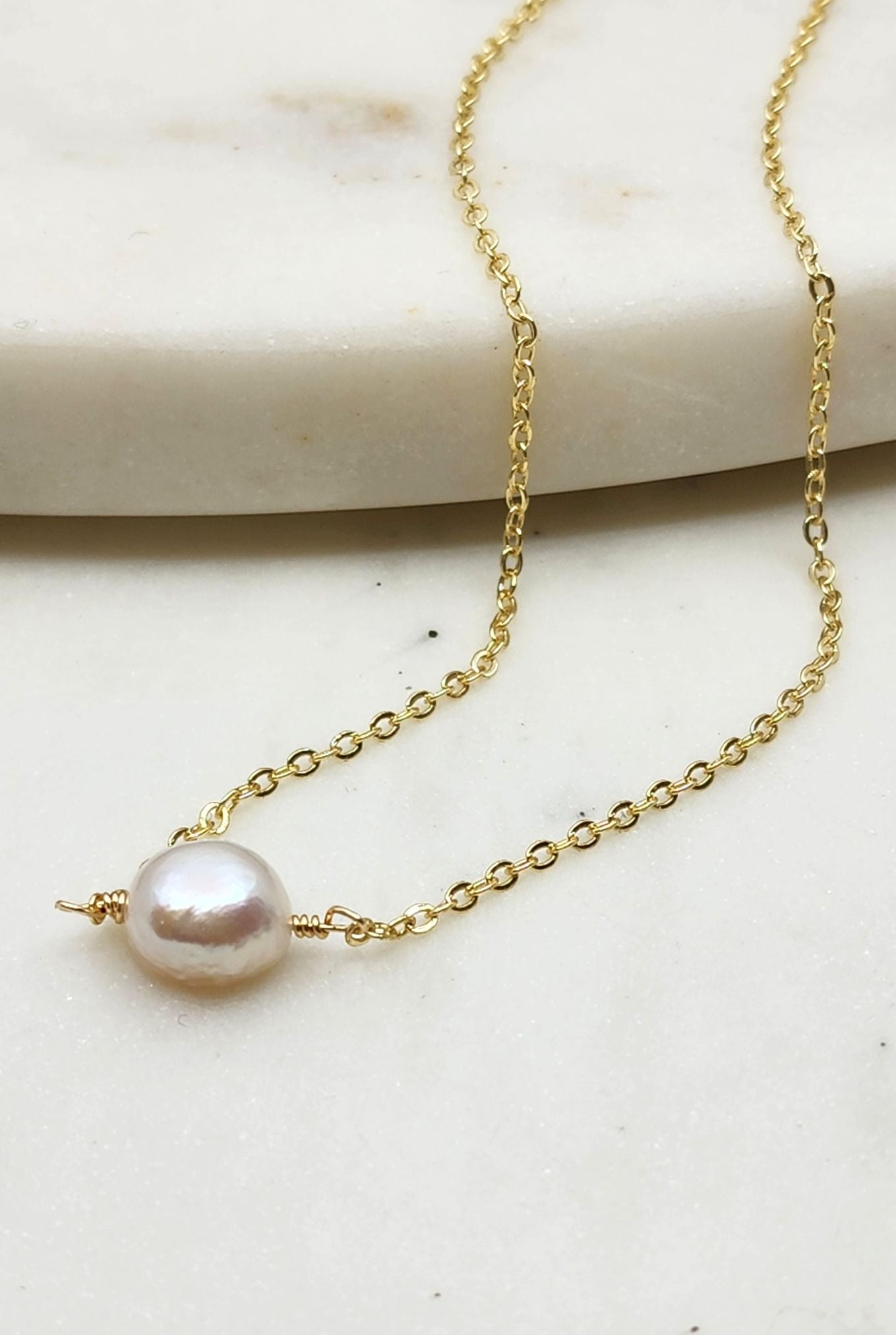 A Simple Pearl Necklace