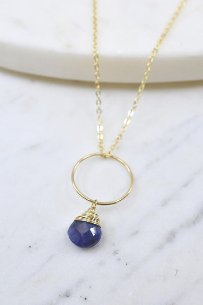 Yuliya Necklace in Sapphire