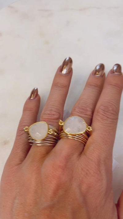 Torrey Ring with Moonstone