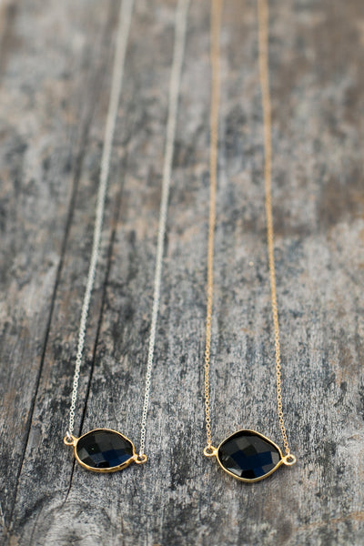 Mrs. Parker Necklace in Black Onyx