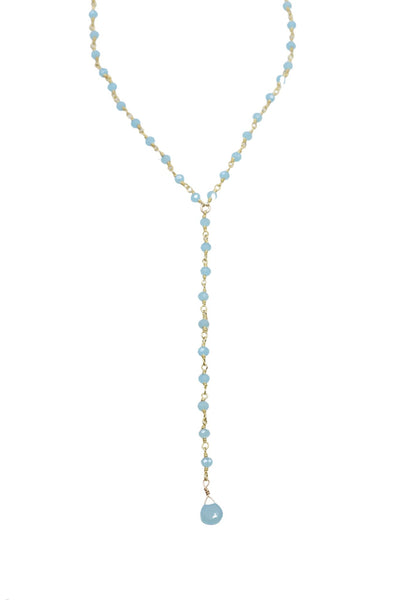 Emmah Necklace in Chalcedony