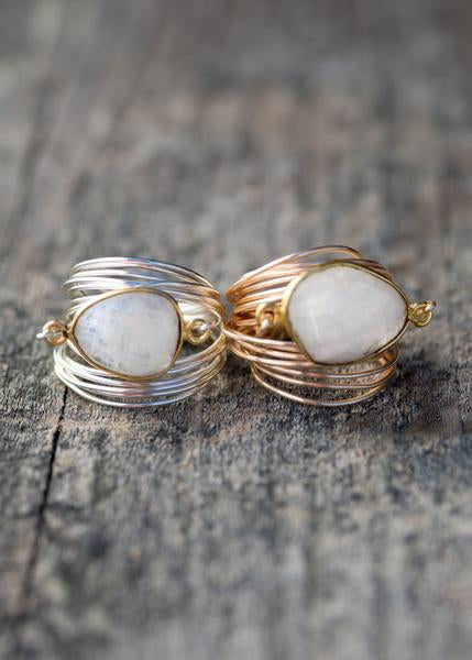Torrey Ring with Moonstone