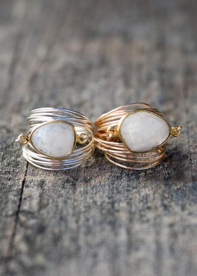 Torrey Ring with Moonstone