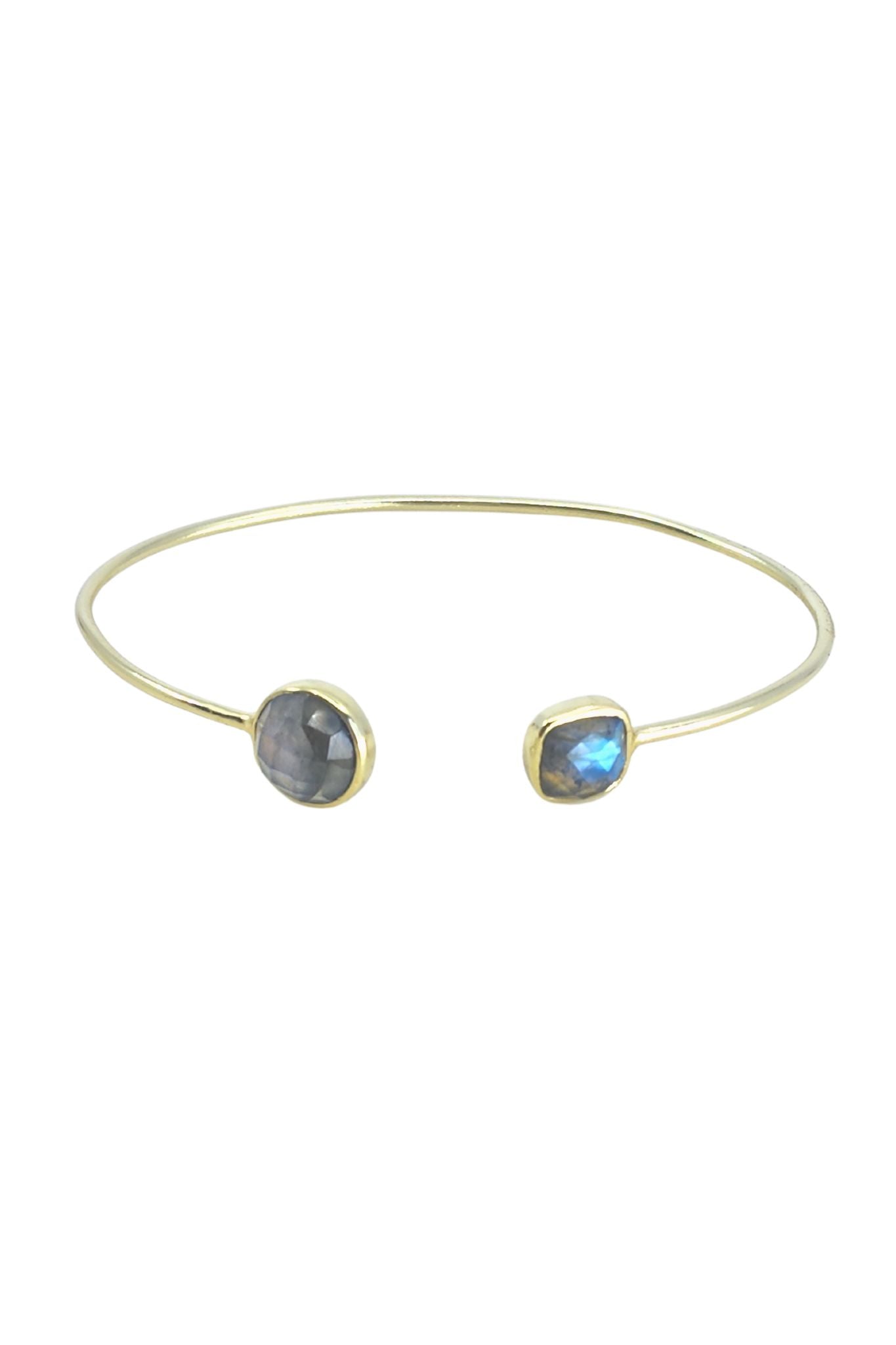 Labradorite Adjustable Bracelet Single Band