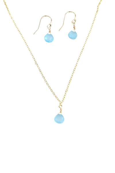 The Bailey Set in Chalcedony