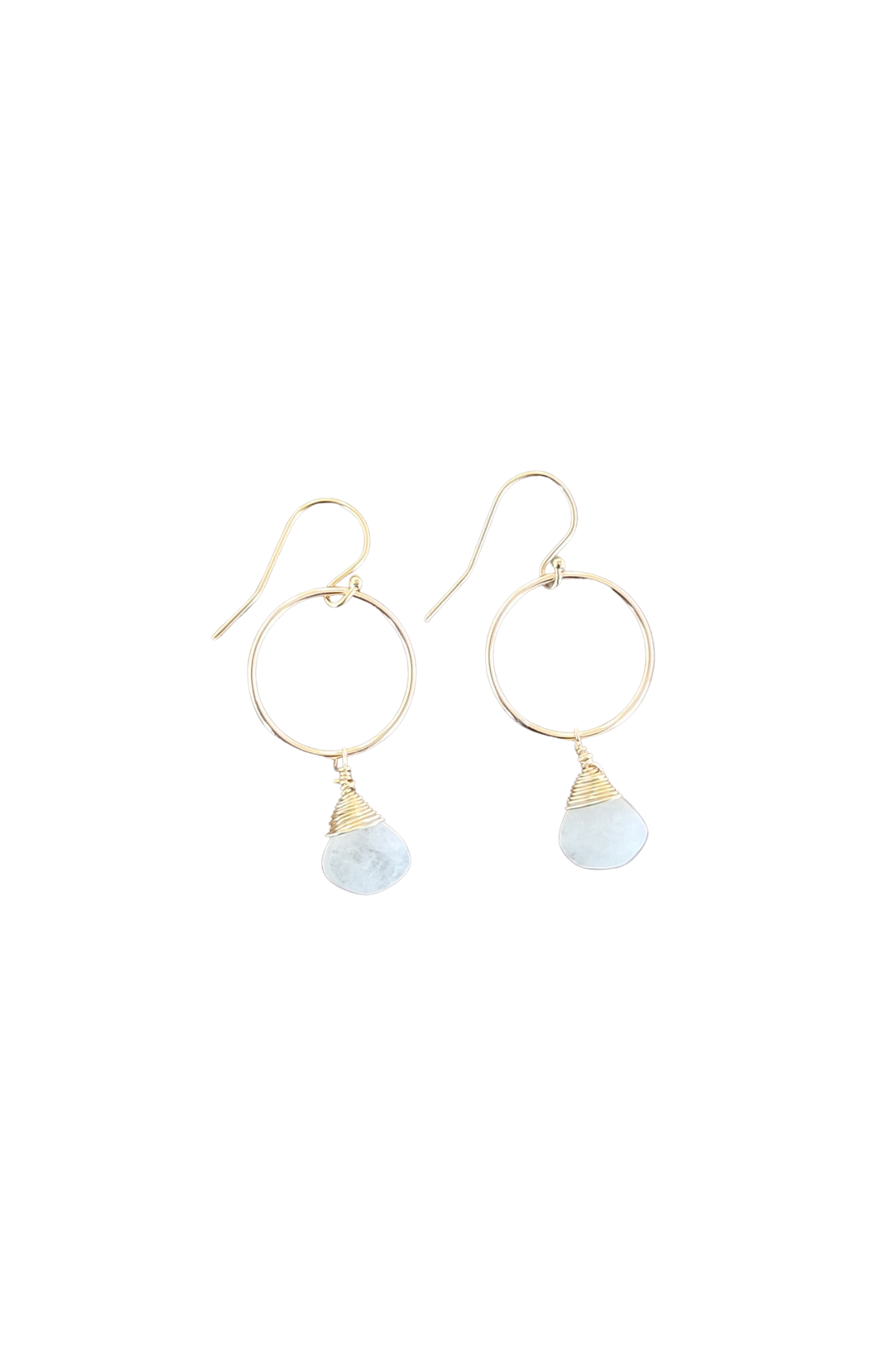 Yuliya Earrings in Moonstone