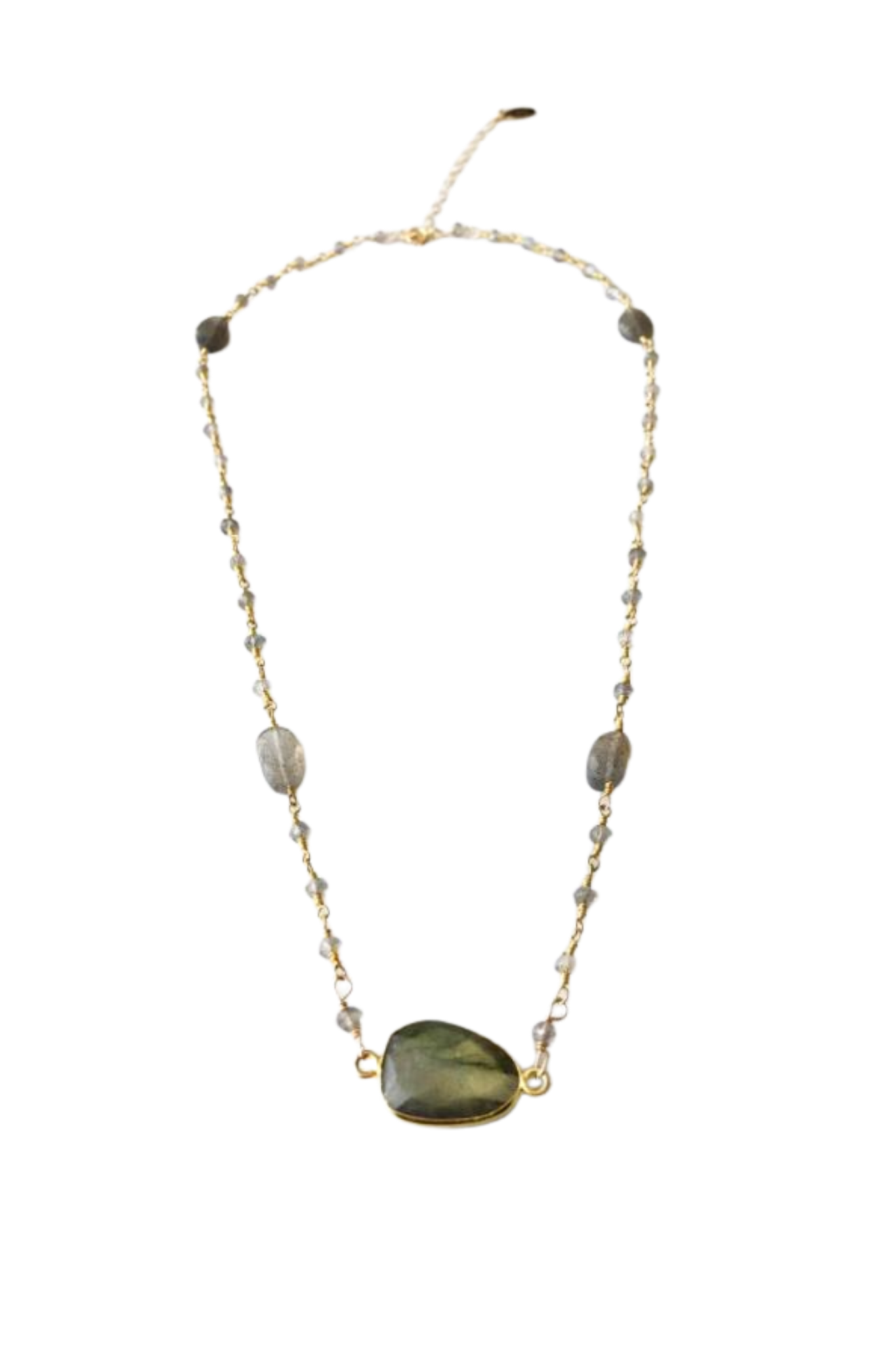 Mrs. Parker Endless Summer Labradorite Necklace in Gold