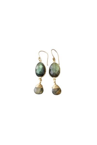 Victoria Ojai Earring in Labradorite