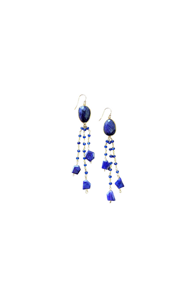 Catalina Earrings in Sapphire