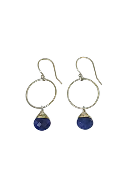 Yuliya Earrings in Sapphire