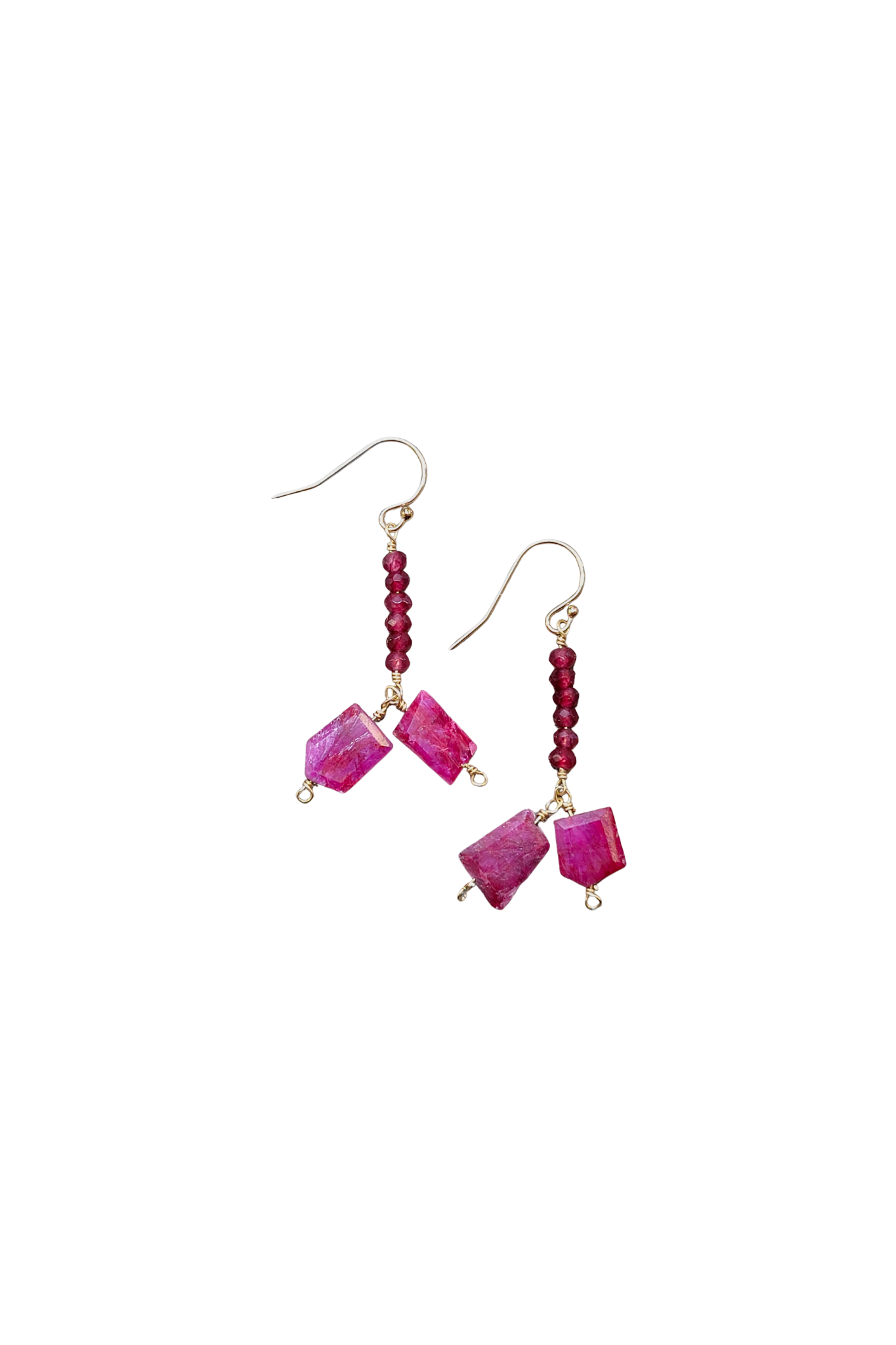 Del Mar Earring in Ruby