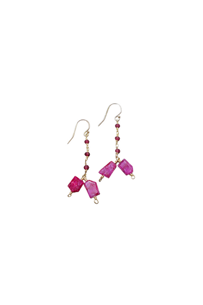 La Jolla Earring in Ruby