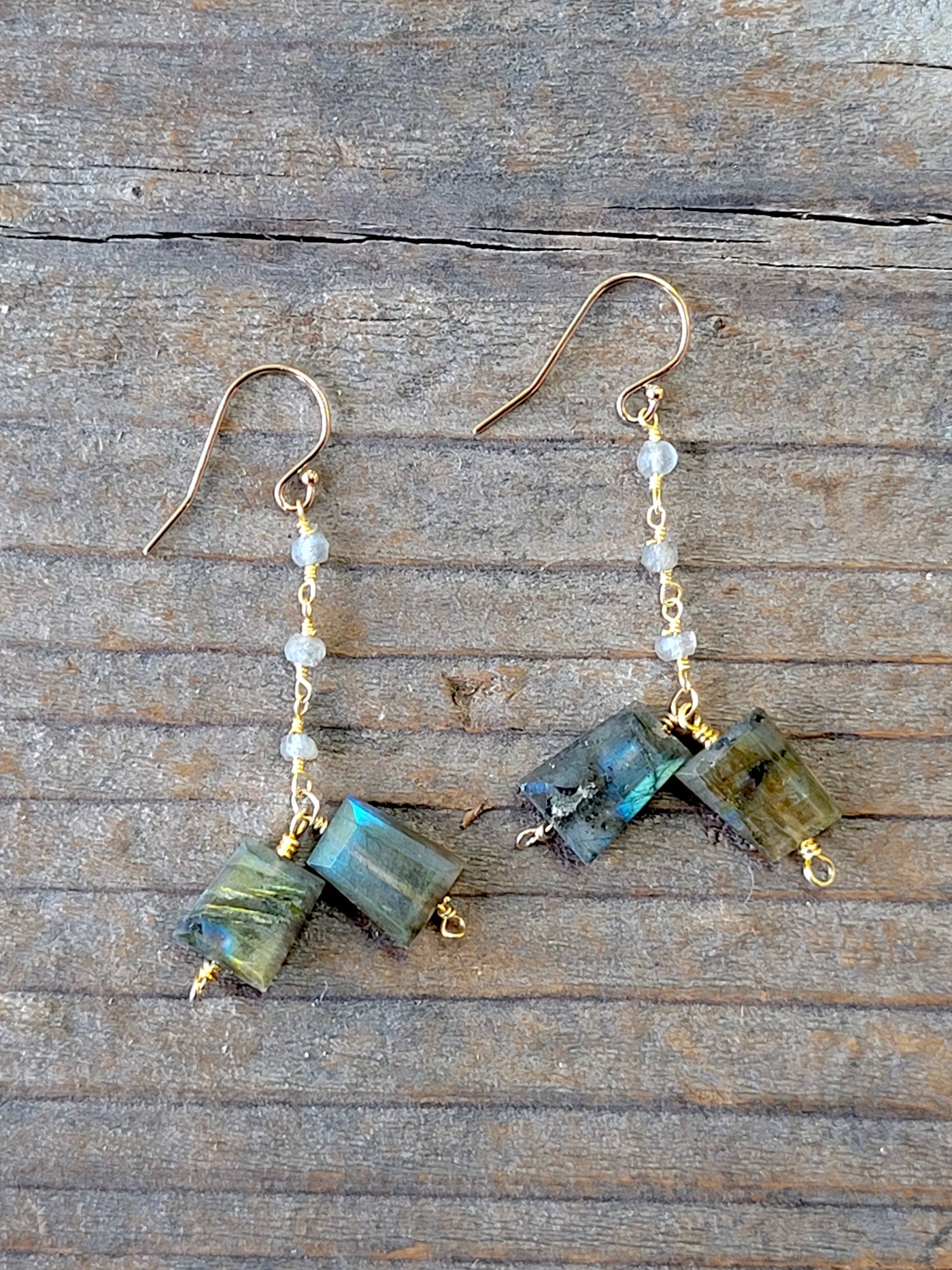La Jolla Earring in Labradorite