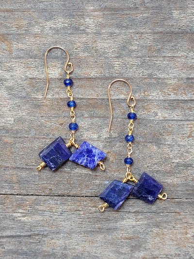 La Jolla Earring in Sapphire