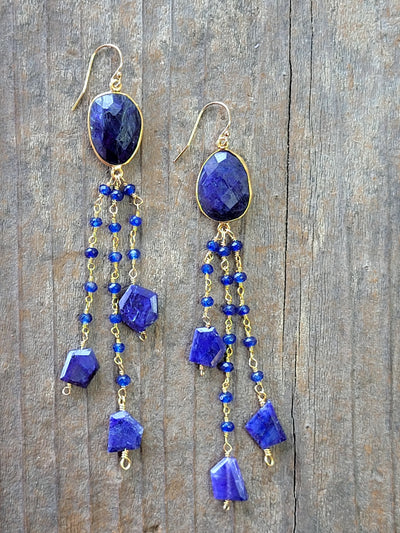 Catalina Earring in Sapphire