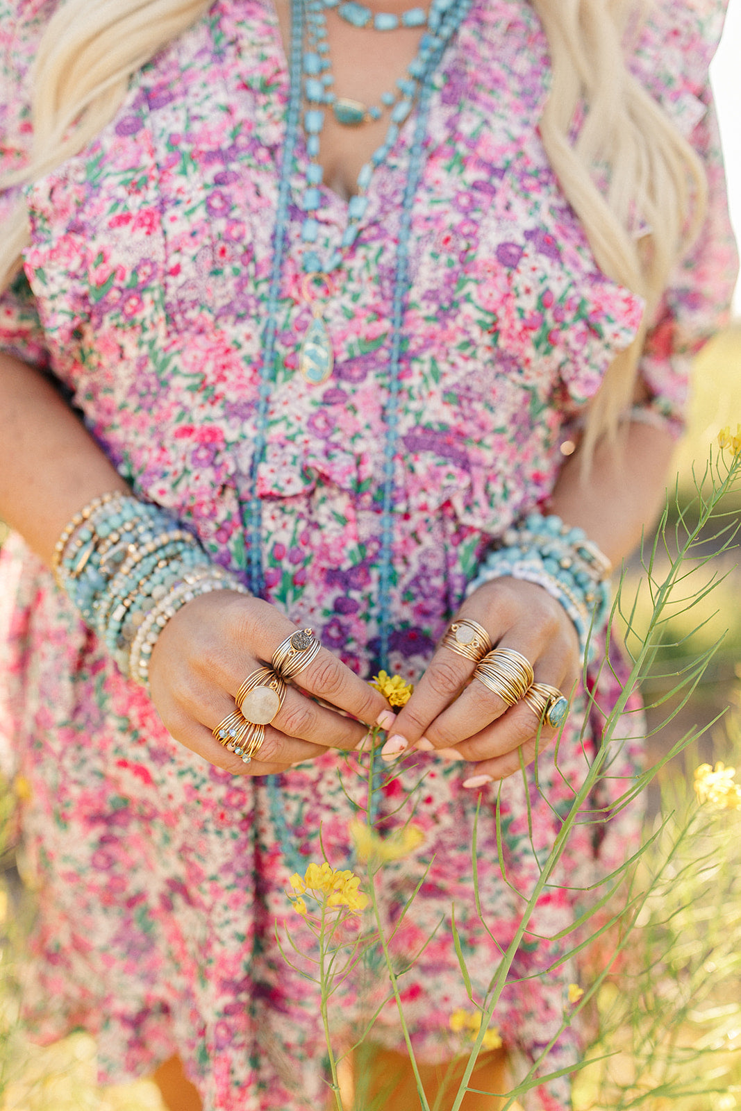 Torrey Ring with White Druzy