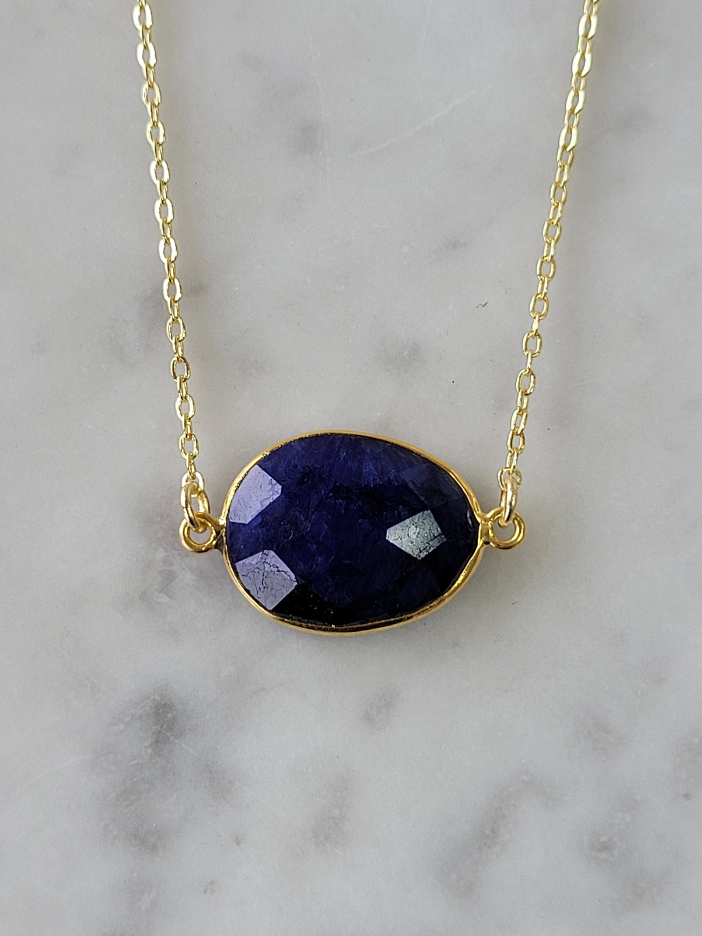Mrs. Parker Necklace in Sapphire