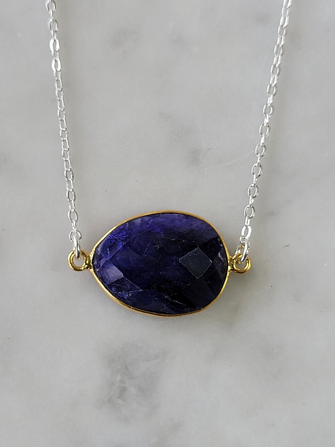 Mrs. Parker Necklace in Sapphire