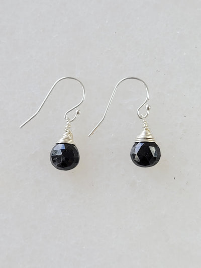 Jill Short Drop Earring in Black Onyx