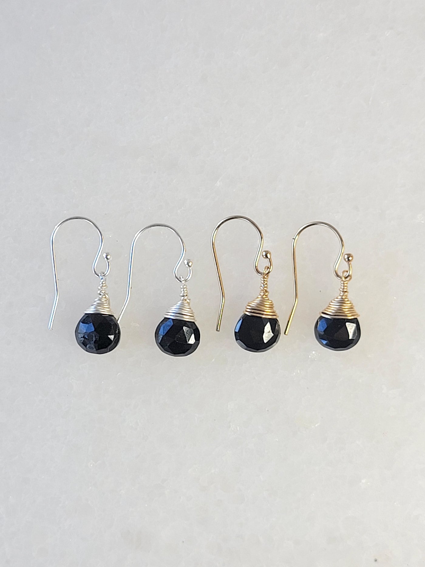 Jill Short Drop Earring in Black Onyx