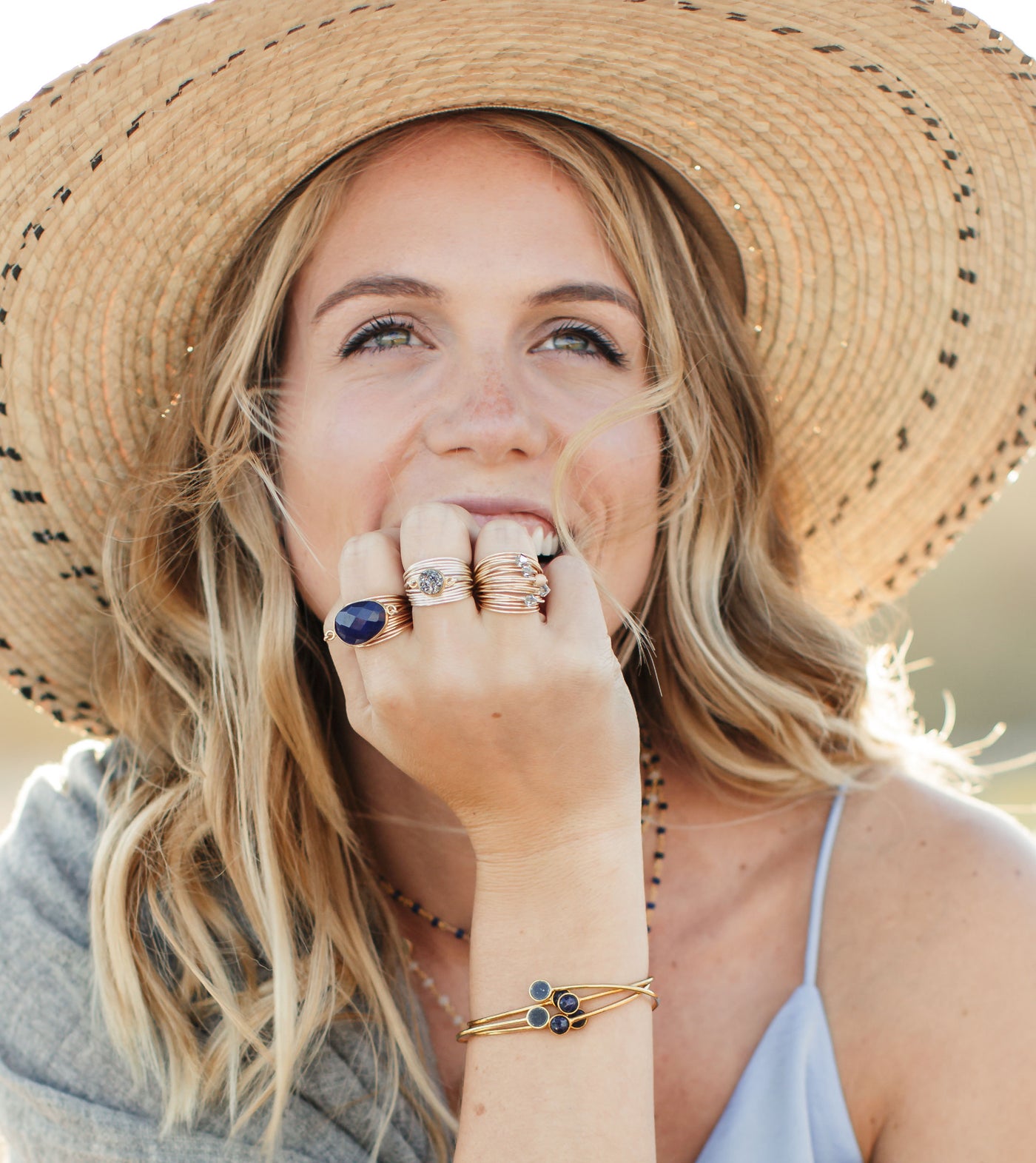 Torrey Ring with Sapphire