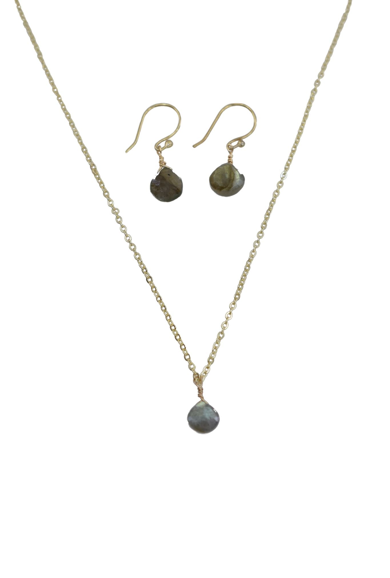 The Bailey Set in Labradorite