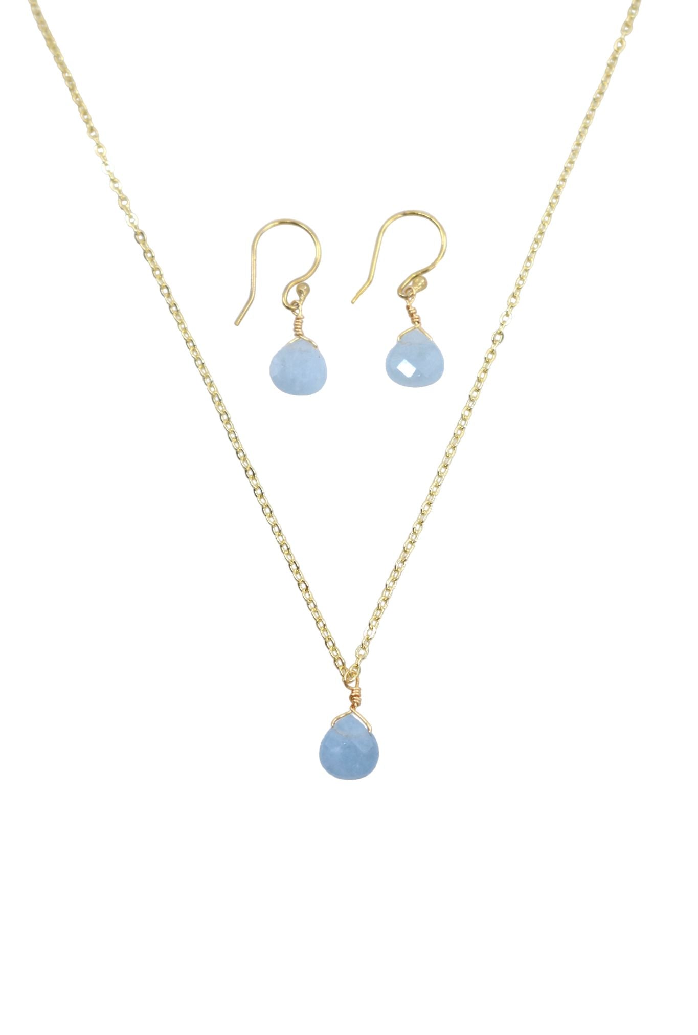 The Bailey Set in Aquamarine